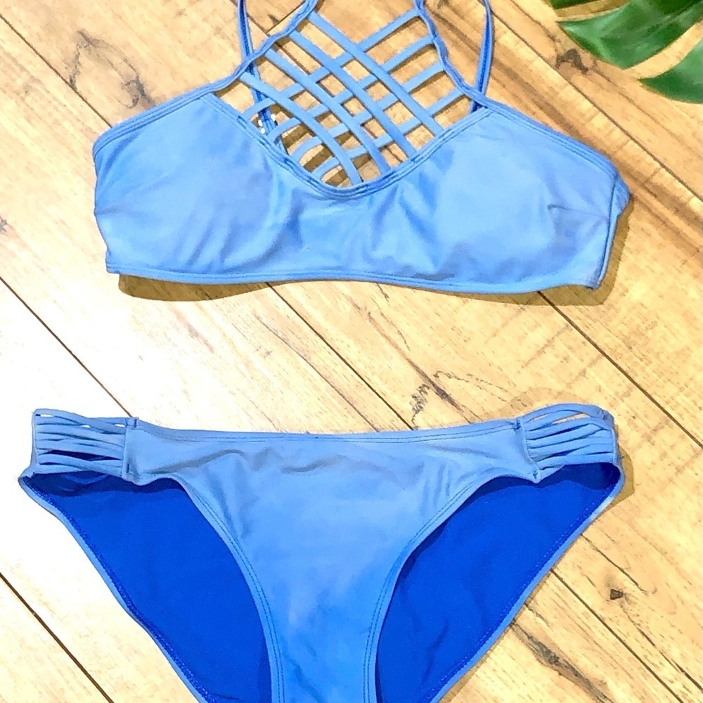 Tinibikinis Bikinis Blue, Stripes and Pink XL - Picture 6 of 14